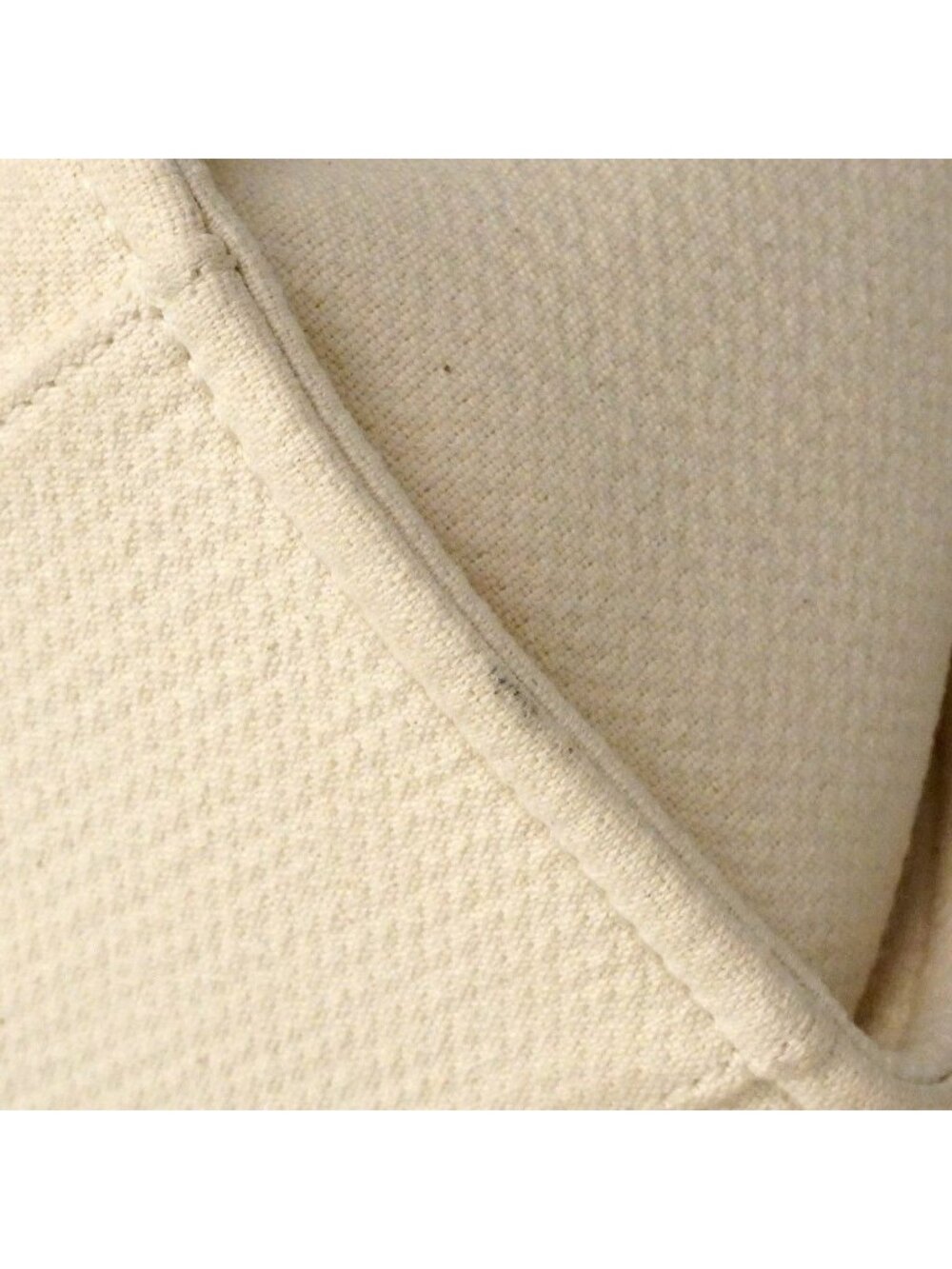 Chanel Handbag Deauville Canvas White Champagne Gold 2-Way - Picture 7 of 10